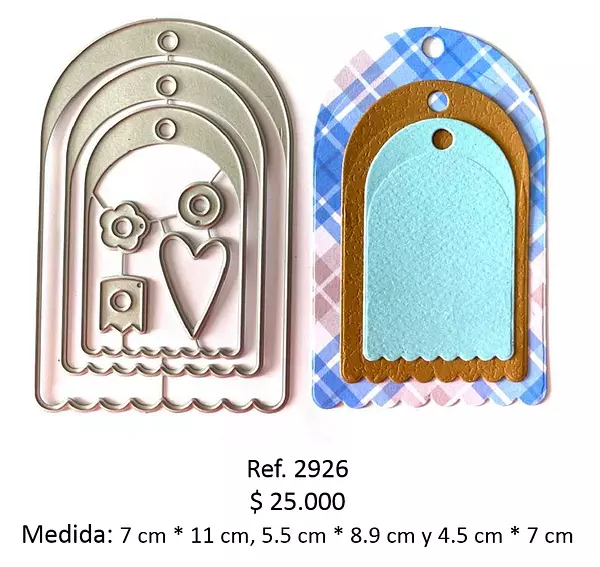 2926 Troquel Etiquetas