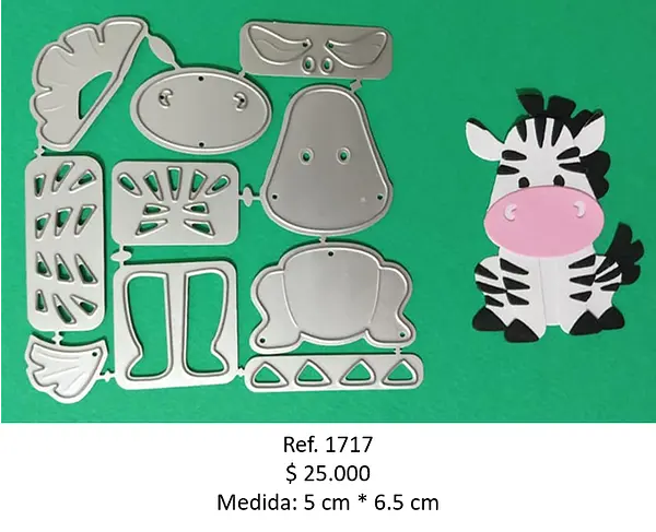 T1717 Troquel Cebra
