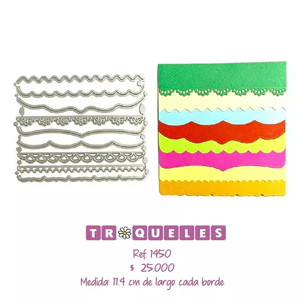 1450 Troquel Bordes* 8 Pz