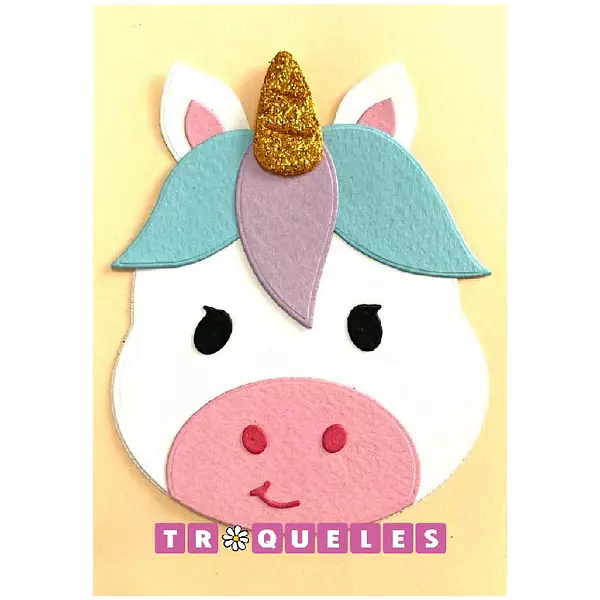 T1809 Troquel Unicornio Doble