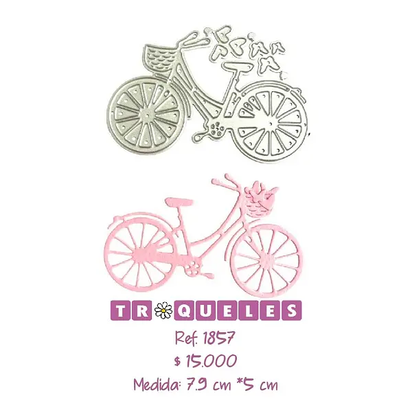 T1857 Troquel Bicicleta