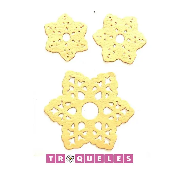 T1901 Troquel De Flor * 3 Pz