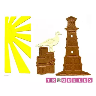 T1911 Troquel Faro Y Gaviota