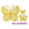 T2047 Troquel Mariposas * 3 Pz