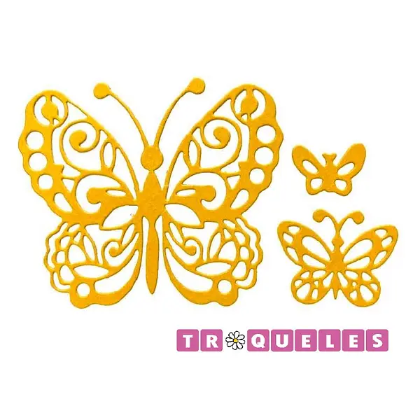 T2047 Troquel Mariposas * 3 Pz