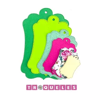 T1983 Troquel Etiquetas * 6 Pz