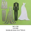 T1730 Troquel Vestido De Novios
