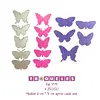 T1774 Troquel Mariposas * 5 Pz