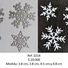 T2214 Troquel Copos De Nieve *4 Pz