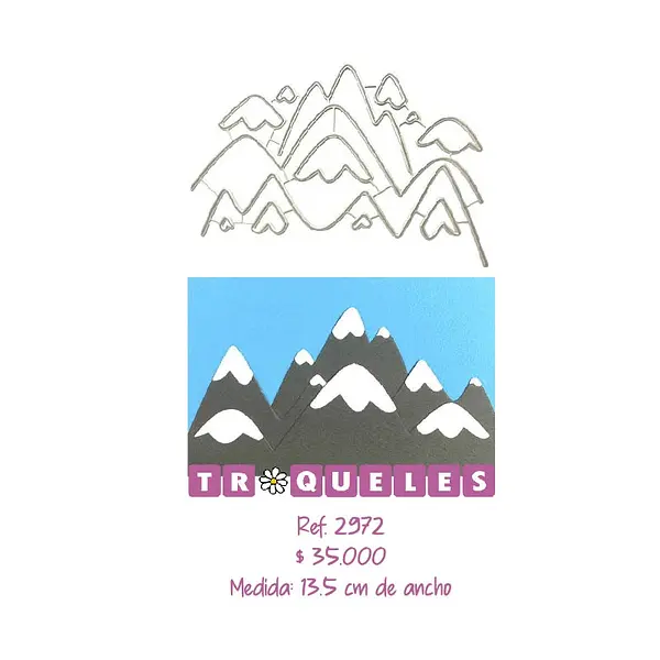 2972 Troquel Bordes de Montañas