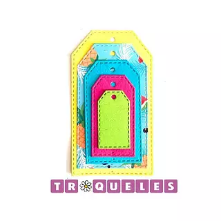 440 Troquel Etiquetas * 5 Pz