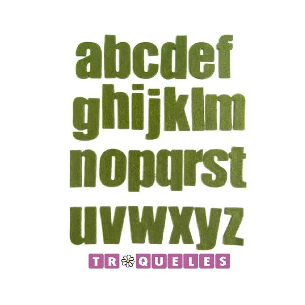 T0615 Troquel Abc Minuscula