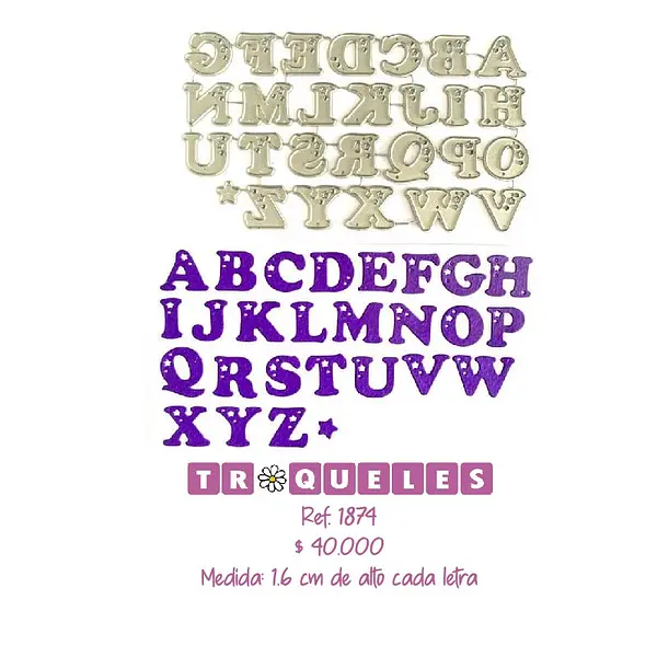 T1874 Troquel Abc