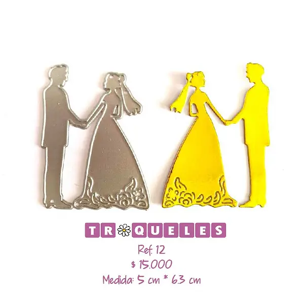 012 Troquel De Novios