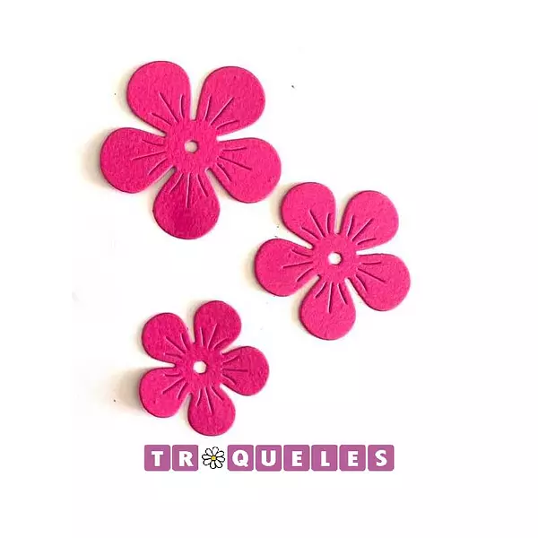 T1480 Troquel Flores 5 Petalos