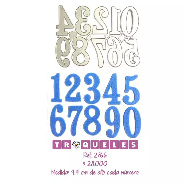 2766 Troquel Números