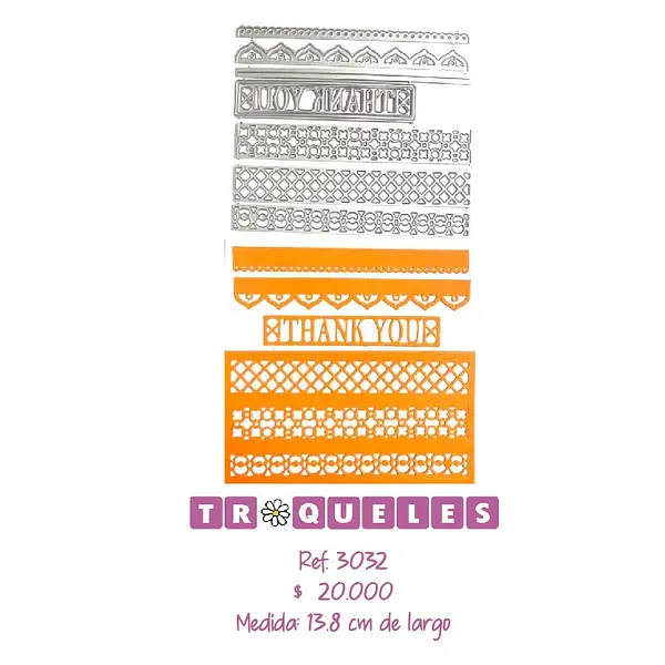 3032 Troquel Bordes