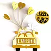 3034 Troquel Accesorios de Novios para Carros