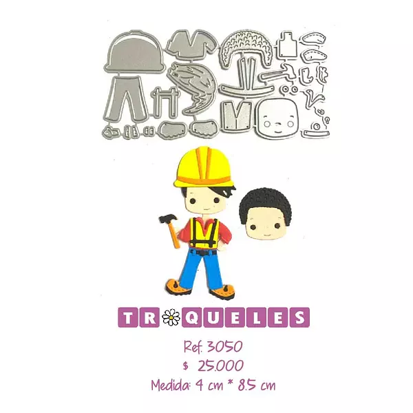 3050 Troquel Niño Constructor