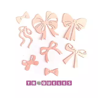 T1127 Troquel Moñitos * 7 Pz