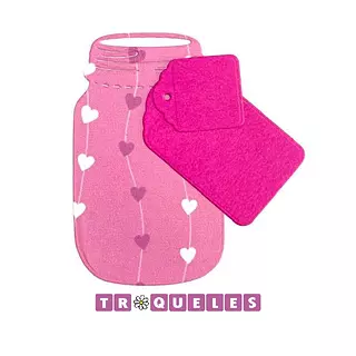 026 Troquel Botella Y Etiquetas