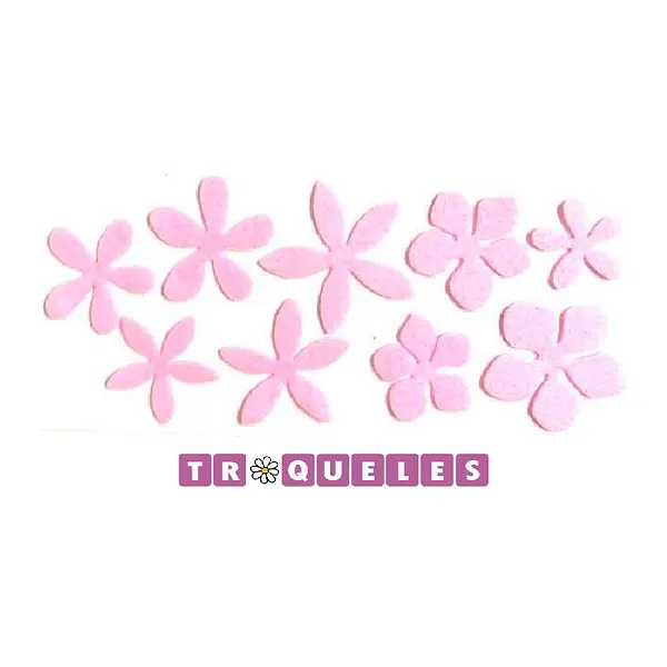 3082 Troquel Florecitas Diferentes Estilos