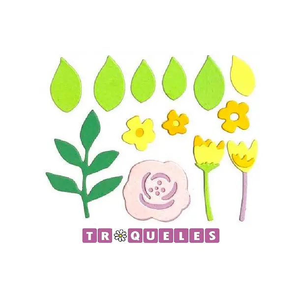 3107 Troquel Flores Varias
