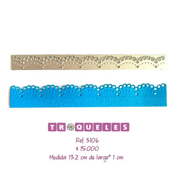 3106 Troquel Borde Ondas