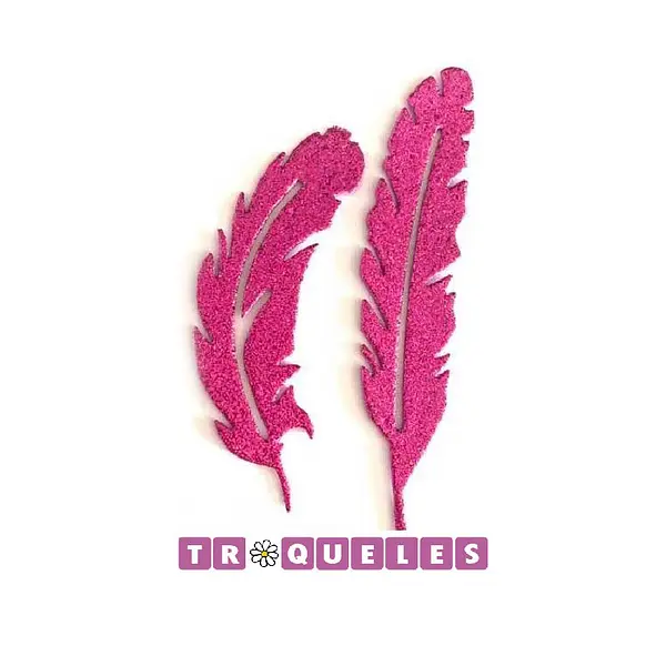 143 Troquel Plumas * 2 Pz