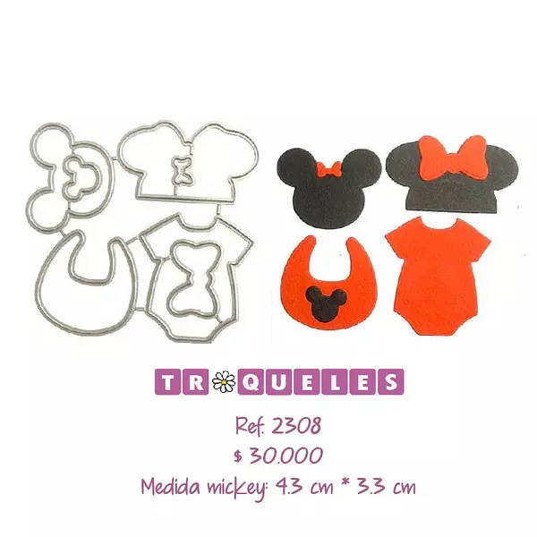 T2308 Troquel Mickey