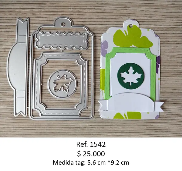 T1542 Troquel Etiqueta