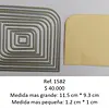 T1582 Troquel Rectángulos
