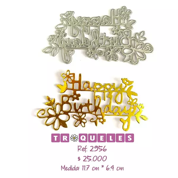 2956 Troquel Happy Birthday