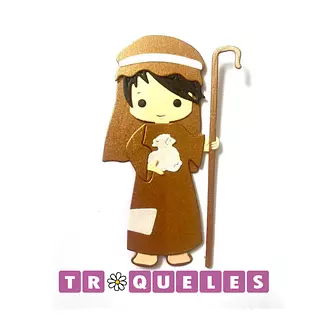 T3328 Troquel Niño Pastorcito