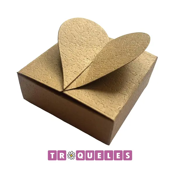 3824 Troquel Caja Corazon
