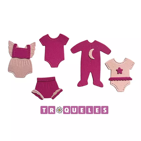 3815 Troquel Ropita De Bebe
