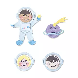 665090 Troquel Thinlits Astronauta