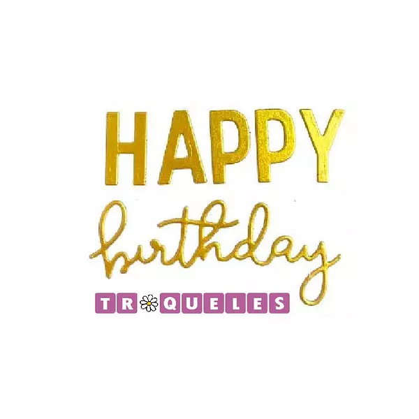 3068 Troquel Happy Birthday