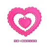 3174 Troquel Corazones de Ondas