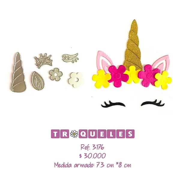 3176 Troquel Unicornio