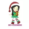 3167 Troquel Duendes Navidad