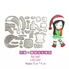 3167 Troquel Duendes Navidad