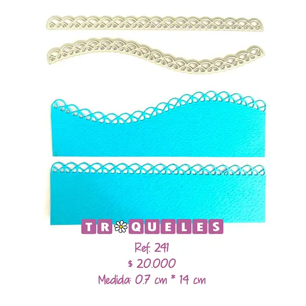 T0241 Troquel Bordes * 2 Pz