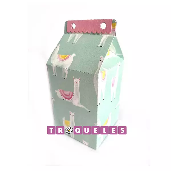 3187 Troquel Caja de Leche