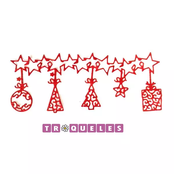3195 Troquel Adorno Navidad