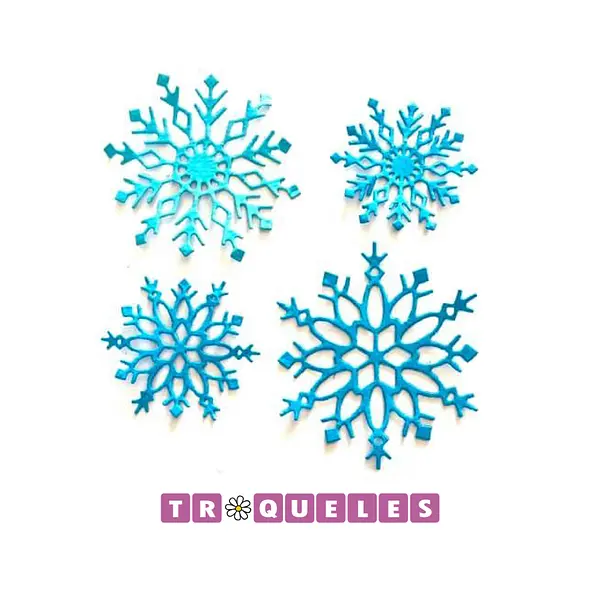 3208 Troquel Copos de Nieve