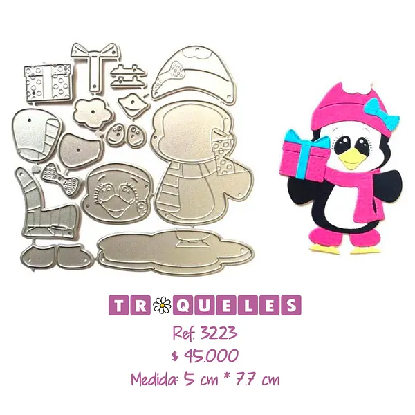 3223 Troquel Pinguino