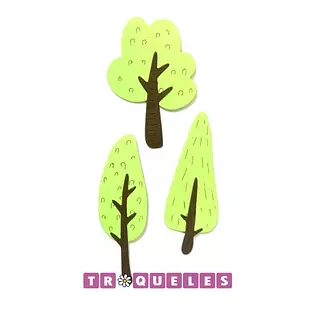 T3261 Troquel Arboles