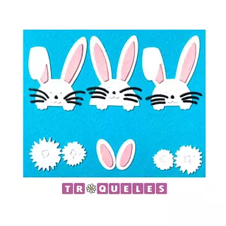 3257 Troquel Conejitos