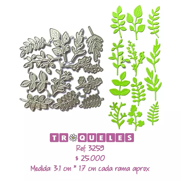 3259 Troquel Ramitas